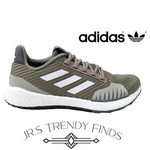 Adidas Mens PulseBOOST HD Brown Running Shoes FU7323